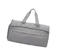 Elegante borsa da palestra dal design coreano per uomini e donne con spazio separato per asciutto e bagnato e pratica borsa in tessuto Oxford organizer da viaggio alla moda con scomparti, grigio