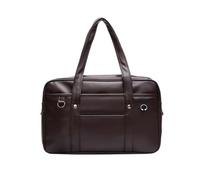 Elegante borsa da scuola giapponese per studenti leggera e borsa a tracolla, Marrone scuro, Large
