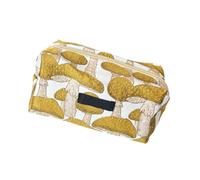 Elegante borsa da toilette a tema fungo, interno spazioso e cerniera ad accesso rapido, ideale per organizzare borsa per il trucco stampata alla moda, Giallo, B, Bellezza di massa