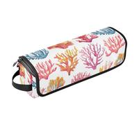 Elegante borsa da viaggio per utensili da donna e tappetino resistente al calore, organizer per piastre per capelli di grande capacità, per ferro da stiro, accessori per la cura dei capelli, accessori