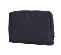 Elegante borsa da viaggio versatile, astuccio cosmetico in tela con cerniera, pochette compatta per cancelleria ed elettronica, resistente all'acqua,