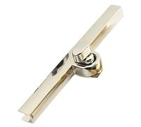 Elegante borsa in metallo 9,5 CM Twist Turn chiusura per borse di ricambio e accessori borsa artigianale accessorio chiusura fatta a mano, Argento, One Size