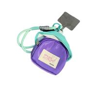 Elegante borsa in miniatura elegante portamonete in miniatura resistente all'acqua in nylon multiuso porta oggetti cordino dopamina portamonete da viaggio, Colore 4, Bag short rope brace