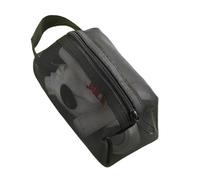 Elegante borsa portaoggetti in rete trasparente, accessorio per la casa, per viaggi e uso quotidiano, con alta resistenza all'abrasione e organizer di grande capacità, Nero , Taglia unica, Bellezza di