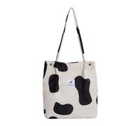 Elegante Borsa Tote In Velluto A Coste Per Donna A Tracolla Capacità Per La Gita Scolastica Quotidiana In Ufficio E Lo Shopping Alla