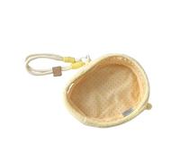 Elegante borsa trasparente a forma di cubi con divertenti stampe di frutta piccole borse per bambole portaoggetti portatile per uso quotidiano e viaggio frutta trasparente