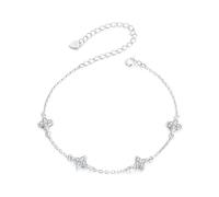 Elegante Braccialetto Scintillante, Braccialetto in Argento Sterling 925 per le Donne
