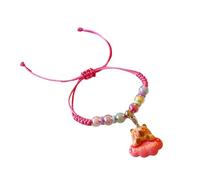 Elegante braccialetto unico del cavo tessuto accessorio capibara della resina per l'individualità e l'espressione creativa sicura