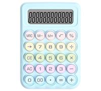 Elegante calcolatrice da tavolo Candy con lettura a 12 cifre comoda tastiera meccanica per calcoli giornalieri colorato