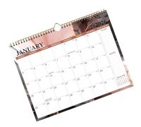 Elegante calendario 2026 da appendere alla parete con materiali in carta Thich con inchiostri amichevoli per la casa o decorazioni calendario con marcatura data