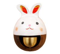 Elegante Campanello in Legno Dopamina con Campana in Rame per Accoglienza Atmosf