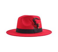 Elegante cappello da sole da donna con arbusto di piume, tesa larga, per tutti i giorni, feste e vacanze, accessorio arioso e leggero, in paglia di alta qualità, ideale in caso di sole, offre una