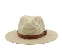 Elegante cappello da sole per tutte le stagioni, accessorio alla moda per le vacanze con design con cinturino in pelle, perfetto per gite nel tempo libero, avventure all'aria aperta, versatile da