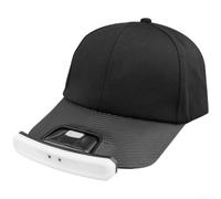 Elegante cappello di sicurezza con torcia a LED integrata e pannelli in rete traspirante per il personale di magazzino e i meccanici, offre una protezione leggera della testa in spazi di lavoro al