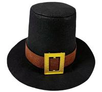 Elegante cappello in feltro con fibbia decorativa, accessorio alla moda unisex per uomini e donne, perfetto per costume da mago, feste, abiti quotidiani e giochi di ruolo, alla moda ed elegante