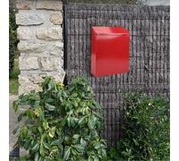 Elegante cassetta postale rustica con due chiavi perfetta per fissare la corrisp