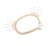 Elegante catena per ombelico con strass pieni di diamanti nappe ornamento per la vita per artisti di danza festival di musica gioielli strass catena del ventre, Misura unica, come descritto, come