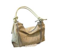 Elegante Catena Perle Metalliche Borsa A Tracolla Capacità Coreano Coloro Solido In Pelle Con Cerniera Con Cerniera Per Le Donne La Borsa Per Pendolarismo Capacità