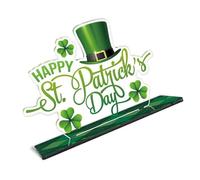 Elegante centrotavola in acrilico a tema Patrick ' s Day Fashion Irish Celebration Deck per la casa e vivente Decors Trifolium decorazione da tavolo