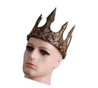 Elegante cerchietto con corona da re con cintura regolabile per amanti della storia e stili unici per feste a tema Halloween corone per feste a tema