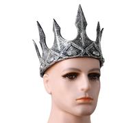 Elegante cerchietto con corone da re con cintura regolabile per amanti della storia e stili unici per feste a tema Halloween, corone cosplay