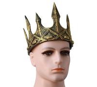 Elegante cerchietto con corone da re con cintura regolabile per amanti della storia e stili unici per feste a tema Halloween, corone cosplay
