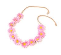 Elegante cerchietto per capelli a forma di fiore, etnico, per ragazze e donne, per scattare foto, per feste di nozze, sposa, realistico, fascia con fiori