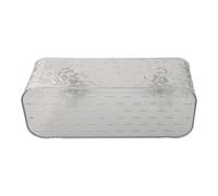 Elegante cesto doccia per aspirazione trasparente contenitore portaoggetti per b