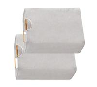 Elegante cesto portaoggetti in cotone e lino per camera da letto o bagno con capiente e capiente cesto portabiancheria sottile e moderno