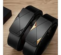 Elegante cintura da uomo in pelle PU: cinture alla moda per la vita quotidiana, il tempo libero, le feste, il festival, il lavoro e la fibbia automatica aziendale