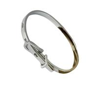 Elegante cintura regolabile braccialetti unisex gioielli moda metallo lega texture presente per donna e uomo regolabile