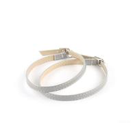 Elegante cinturino alla caviglia rimovibile per talloni fibbia cintura per un maggiore comfort (grigio)