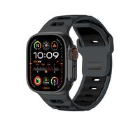 INF 1 elegante cinturino in silicone compatibile con Apple Watch 42, 44, 45, 46, 49 mm, 23 x 1,4 cm