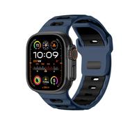 INF 1 elegante cinturino in silicone compatibile con Apple Watch 42, 44, 45, 46, 49 mm, 23 x 1,4 cm