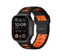 INF 1 elegante cinturino in silicone compatibile con Apple Watch 42, 44, 45, 46, 49 mm, 23 x 1,4 cm