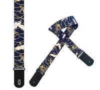 Elegante cinturino per chitarra a tema fiore di ciliegio per musicisti di tutti