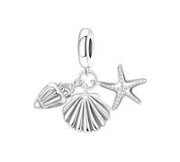 Elegante ciondolo a forma creatura sottomarina con disegni realistici e rivestimento in argento da indossare ogni giorno o per occasioni speciali Elegante ciondolo a forma creatura sottomarina e