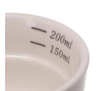 Elegante ciotola per caffè in ceramica bianca e nera per la perfezione della bi