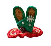 Elegante Clip per capelli di Natale A Altezza degli Occhi Design Clip per Capelli Forcina Accessori Per Capelli Festivi A Maglia Per Bambini Natale