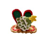 Elegante Clip per capelli di Natale A Altezza degli Occhi Design Clip per Capelli Forcina Accessori Per Capelli Festivi A Maglia Per Bambini Natale