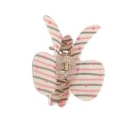 Elegante clip per capelli in acrilico giocoso motivo a scacchi Bowknot disegni morsetto per capelli per donne e ragazze in avanti alla moda