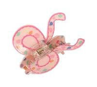 Elegante clip per capelli in acrilico giocoso motivo a scacchi Bowknot disegni morsetto per capelli per donne e ragazze in avanti alla moda