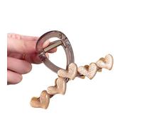 Elegante clip per capelli in poliacrilato a forma di cuore, non scivola per le donne, elegante aggiunta di capelli
