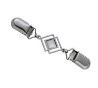 Elegante clip per maglione con gemme occhio di gatto per le donne pratico supporto per scialle e gonna perno di fissaggio in vita clip a strati alla moda elegante chiusura per camicetta, One Size