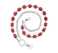 Elegante collana a forma di cubo in acrilico per donne, accessorio alla moda, gioielli in vita acrilica, Einheitsgröße, come descritto, come descritto
