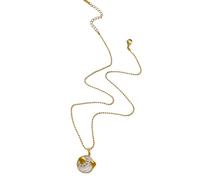 Elegante collana con ciondolo a forma di carta dei tarocchi che evidenzia segni zodiacali in robusto acciaio inossidabile per adulti alla moda collana simbolo regina, Misura unica, come descritto