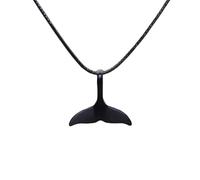 Elegante collana con ciondolo a forma di coda di delfino e coda di sirena, gioielli per l'uso quotidiano, stile punk, accessori da indossare tutti i giorni, collana con ciondolo a forma di delfino