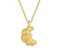 Elegante collana con croissant unica con lunghezza regolabile, adatta per collane casual professionali o da sera, Misura unica, come descritto, come descritto