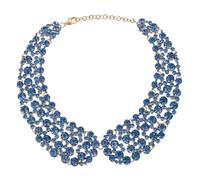 Elegante collana con strass e chiusura regolabile, da donna, per feste serali, uso quotidiano, As the pic show, Metallo, Nessuna pietra preziosa