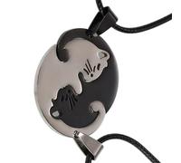 Elegante collana di gatti di abbinamento per il miglior accessorio per il collo dell'amico, per occasioni speciali o per l'uso quotidiano, D, come descritto, come descritto